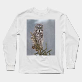 Great Grey Owl Long Sleeve T-Shirt